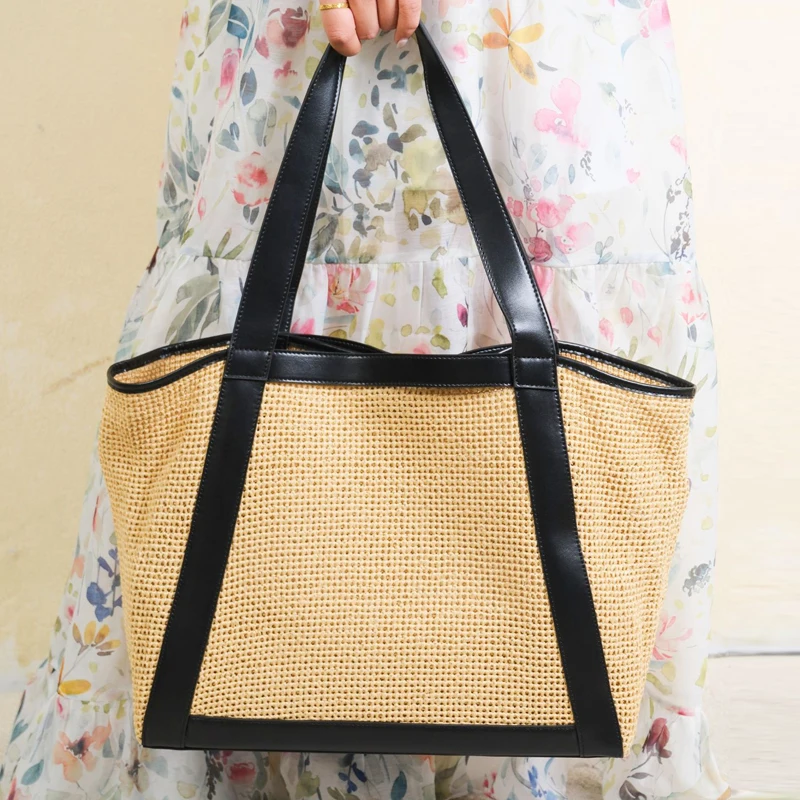 Beach Tote Bags For Women Luxury Designer Handbag And Purses 2026 New In Raffia With Cowhide With Inner Pocket Underarm Shoulder
Beach Tote Bags For Women Luxury Designer Handbag And Purses 2026 New In Raffia With Cowhide With Inner Pocket Underarm Shoulder