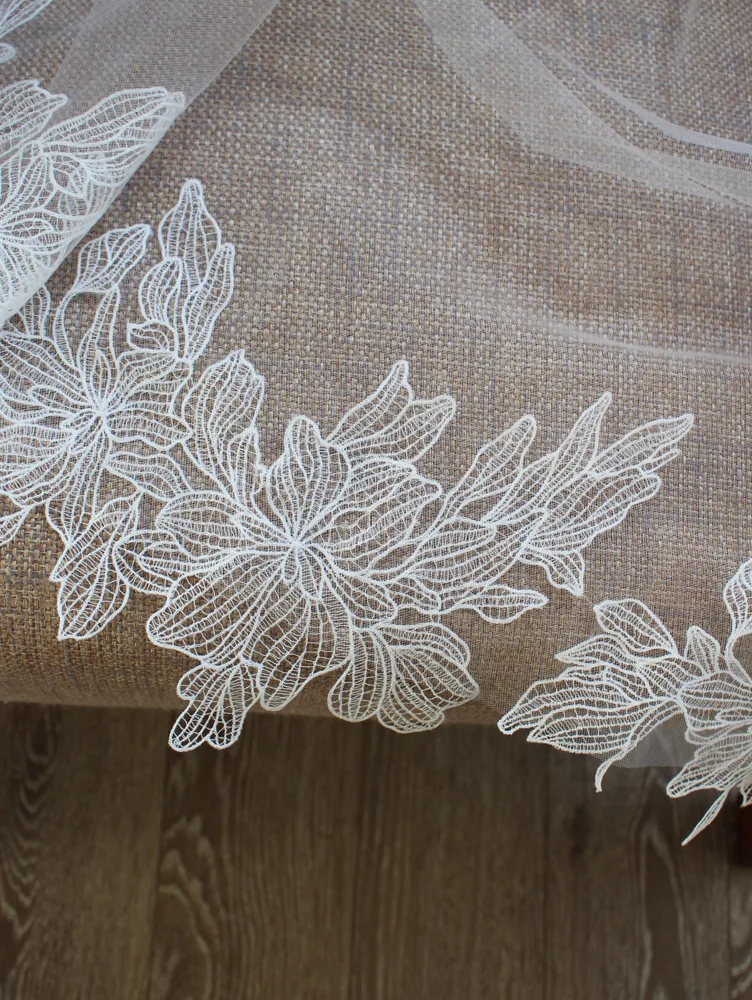 Fancy Wedding Veils 2025 Short Bridal Veils Applique Edge Wedding Accessories with Comb
Fancy Wedding Veils 2025 Short Bridal Veils Applique Edge Wedding Accessories with Comb
