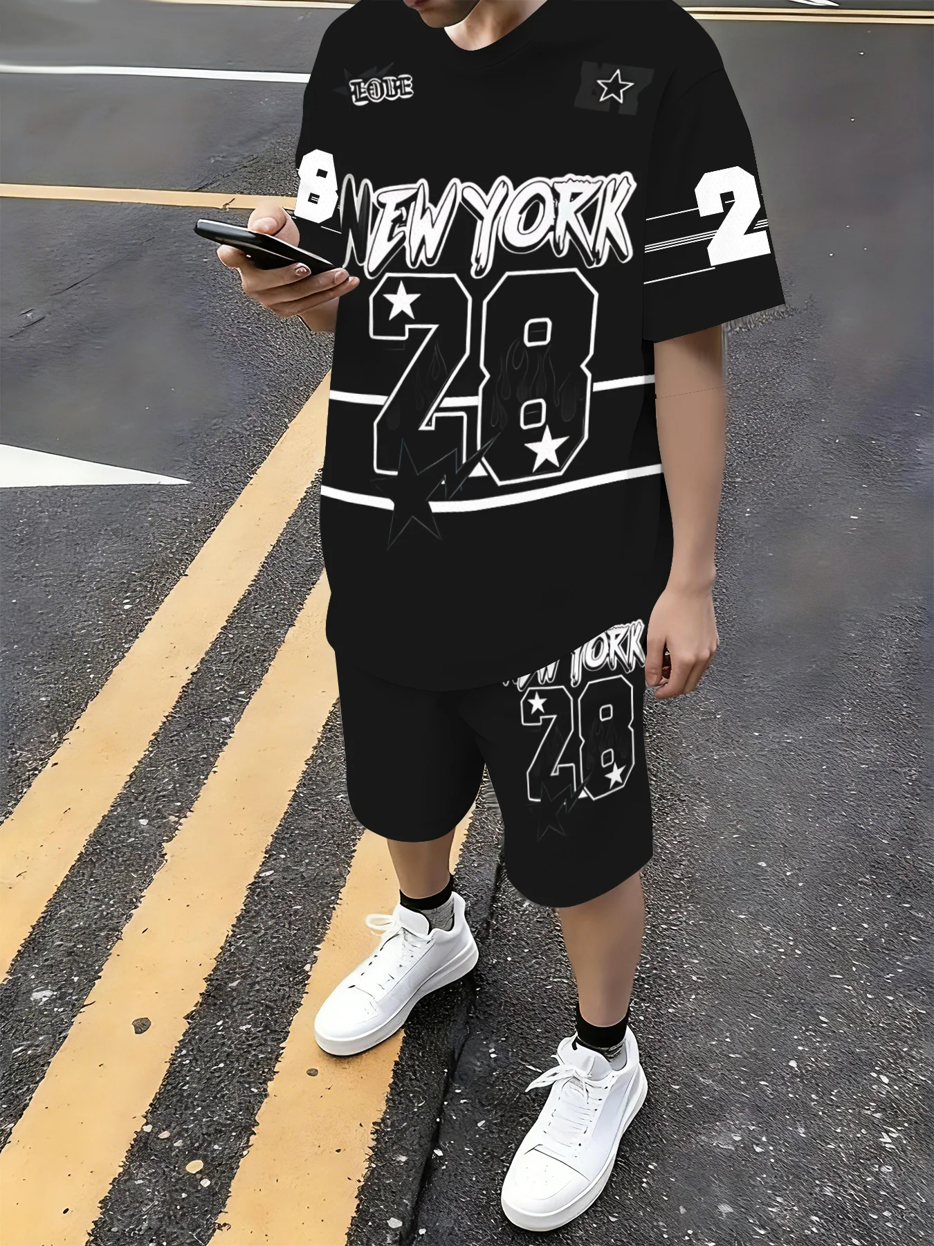 2026 Summer American Men's T-shirt Set for Outdoor Sports Fashionable Casual Soft Breathable 3D Digital Pattern Printing
2026 Summer American Men's T-shirt Set for Outdoor Sports Fashionable Casual Soft Breathable 3D Digital Pattern Printing