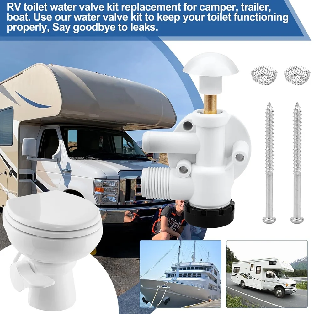 385314349 RV Toilets Water Valve Replacement For Dometic Sealand Vacuflush Pedal Flush Toilets RV Toilet Parts
385314349 RV Toilets Water Valve Replacement For Dometic Sealand Vacuflush Pedal Flush Toilets RV Toilet Parts