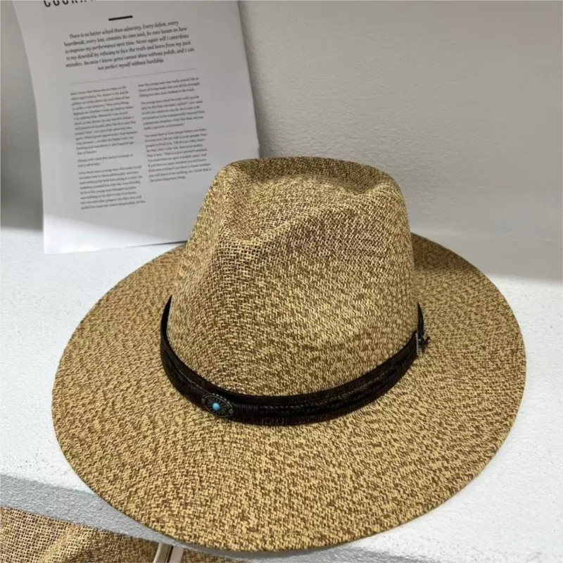 Large brim outdoor travel sunshade hat top pure hand-woven
Large brim outdoor travel sunshade hat top pure hand-woven