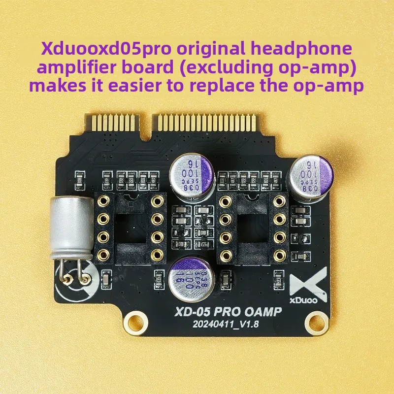 XDUOO Yidu XD05 Pro Decoder and Amplifier Integrated Machine Standard Amplifier Card Circuit Board / Op Amp Not Included
XDUOO Yidu XD05 Pro Decoder and Amplifier Integrated Machine Standard Amplifier Card Circuit Board / Op Amp Not Included