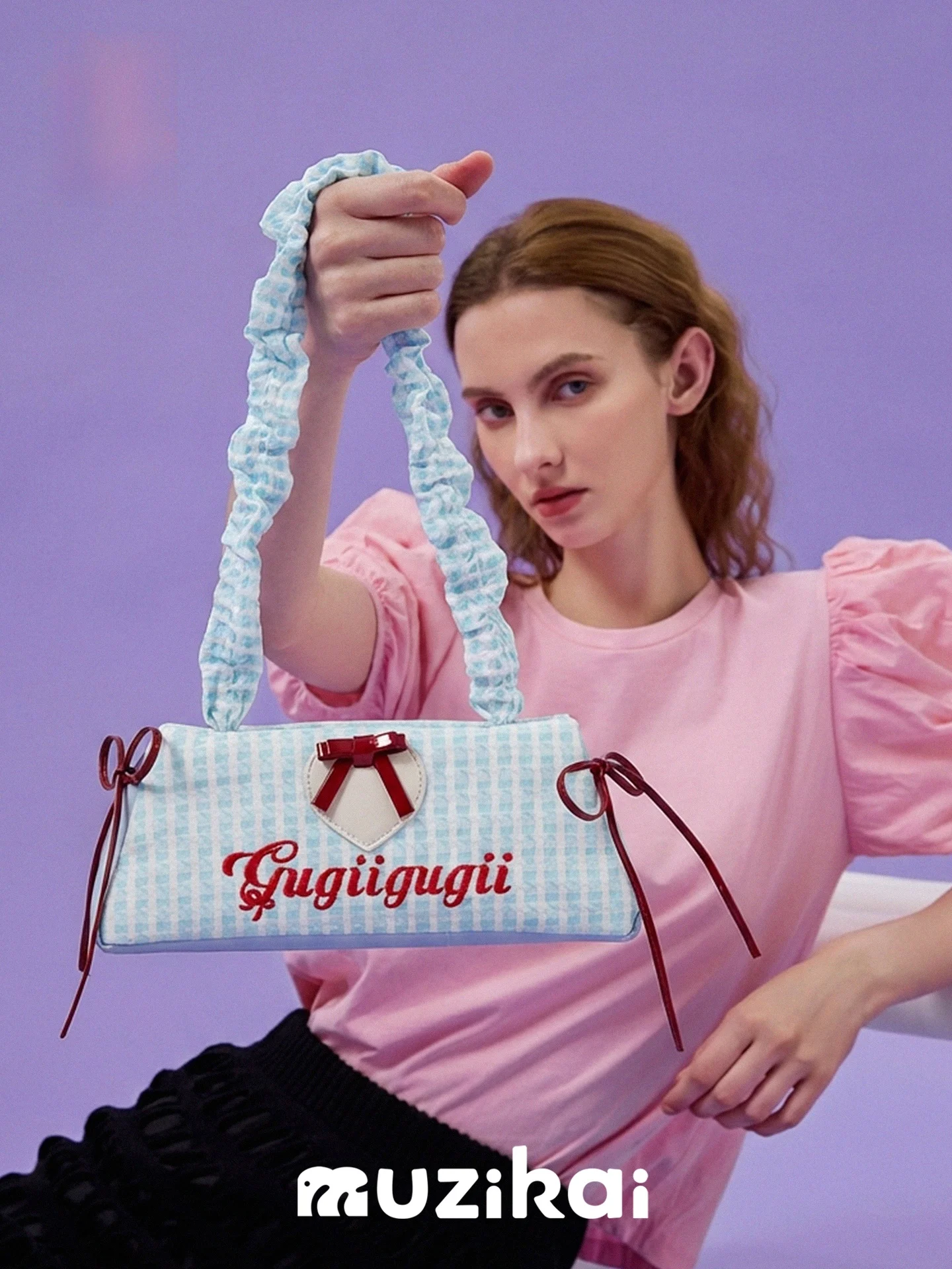 MuziKai Underarm Boule Bag Women's Plaid Single Shoulder Bag Knot Design Summer New Fashion Square PU Leather Handbag
MuziKai Underarm Boule Bag Women's Plaid Single Shoulder Bag Knot Design Summer New Fashion Square PU Leather Handbag