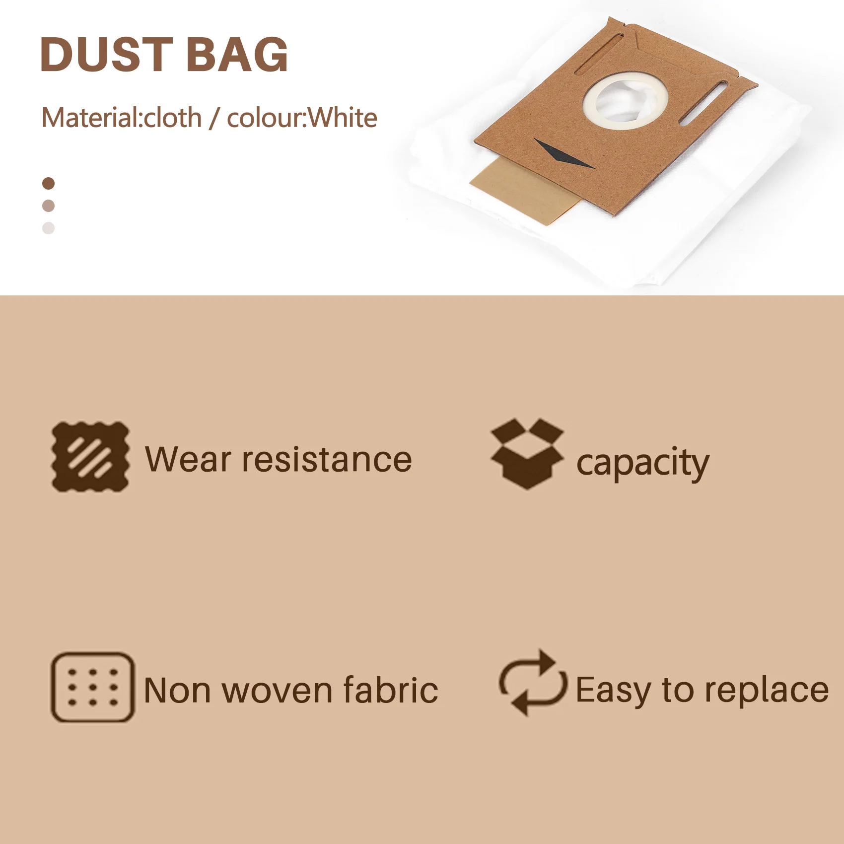 BYBS-6Pcs для Ecovacs Deebot Ozmo T8/Aivi/Max N8pro/T9/T9max Детали мешка для пыли робота-пылесоса
BYBS-6Pcs для Ecovacs Deebot Ozmo T8/Aivi/Max N8pro/T9/T9max Детали мешка для пыли робота-пылесоса