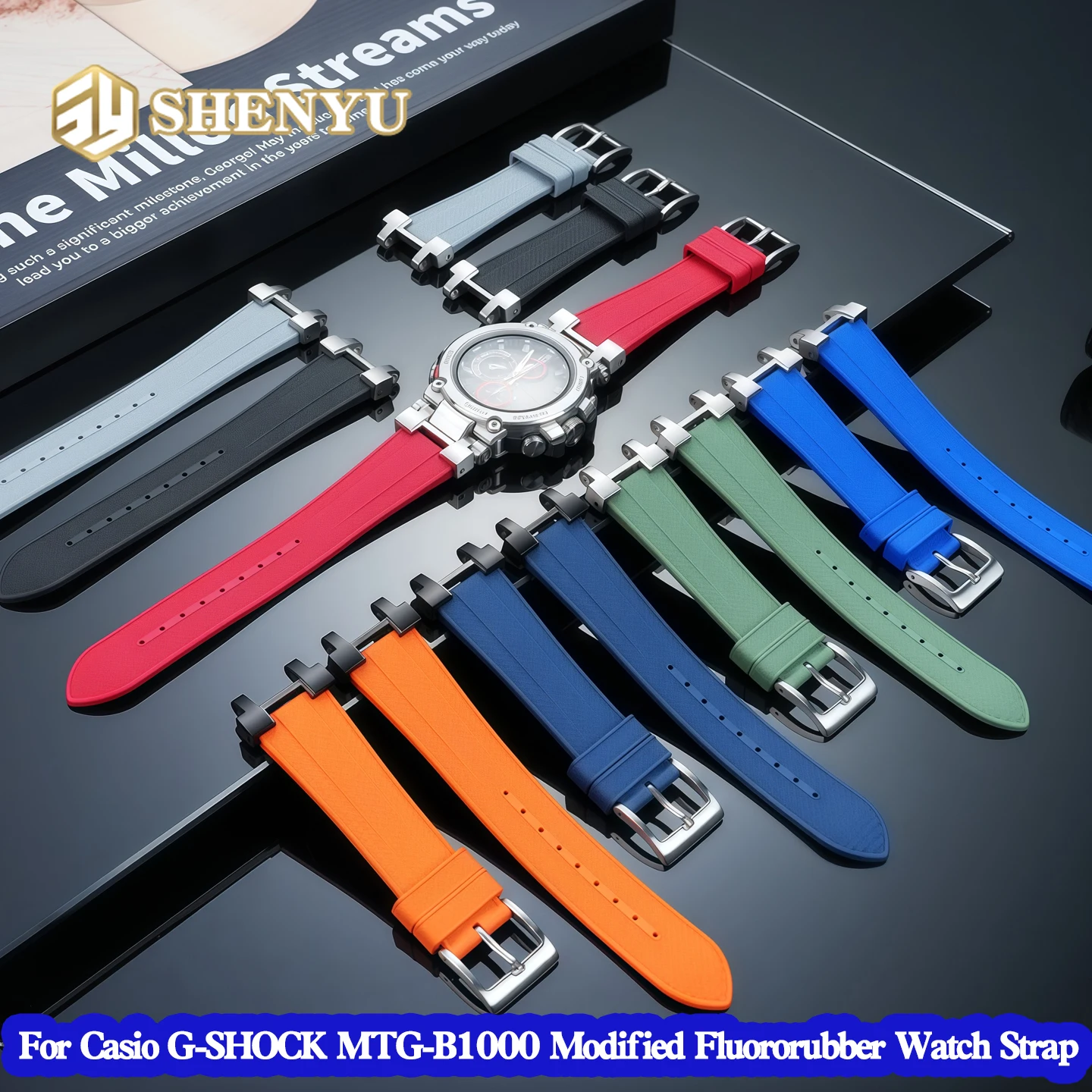Высококачественный ремешок из фторкаучука для Casio G-SHOCK MTG-B1000, водонепроницаемый, устойчивый к поту и пыли, черный, синий, красный, оранжевый
Высококачественный ремешок из фторкаучука для Casio G-SHOCK MTG-B1000, водонепроницаемый, устойчивый к поту и пыли, черный, синий, красный, оранжевый