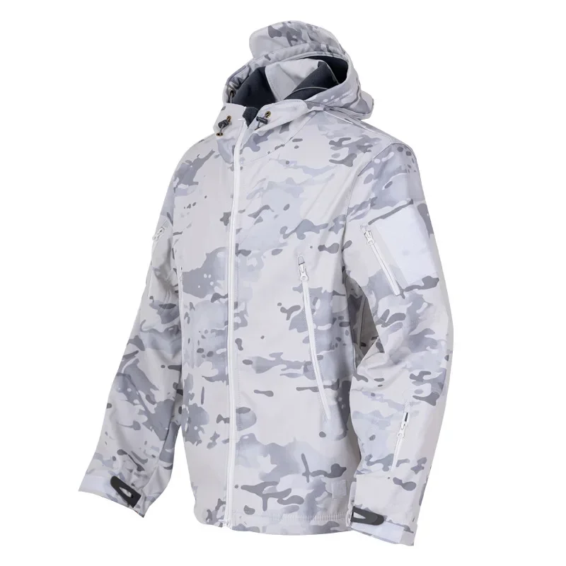 Winter Warmth MCAP All Terrain Snow Camo Softshell Jacket & Pants Suit Tactical Charge Clothes Zipper Hoodie Jacket With Fleece
Winter Warmth MCAP All Terrain Snow Camo Softshell Jacket & Pants Suit Tactical Charge Clothes Zipper Hoodie Jacket With Fleece