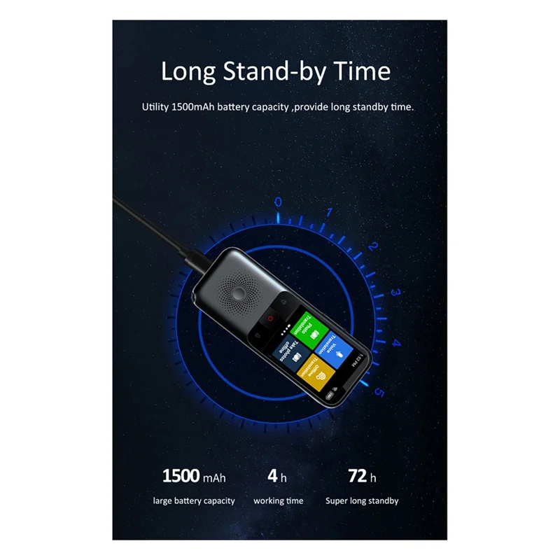 CABE-T11 Smart Voice Translator 138 Languages Wifi Enabled, Real-Time Translation For Business & Travel, Offline Capabilities
CABE-T11 Smart Voice Translator 138 Languages Wifi Enabled, Real-Time Translation For Business & Travel, Offline Capabilities