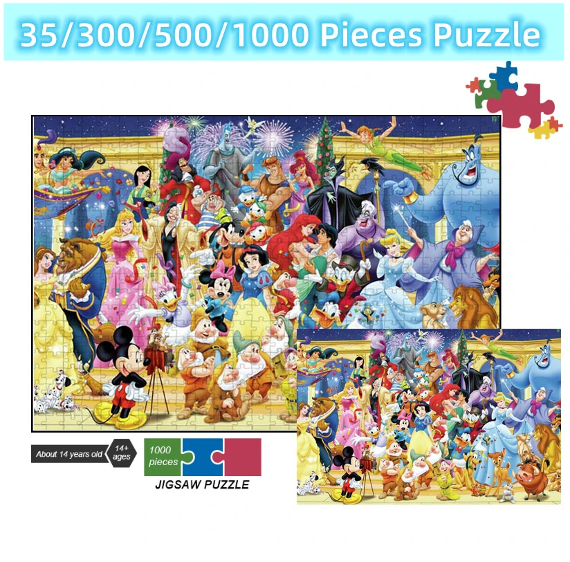 Disney Big Family Princess Cartoon Characters Puzzle Puzzle Adventure Children's Brain-Burning Puzzle Gift First Choice
Disney Big Family Princess Cartoon Characters Puzzle Puzzle Adventure Children's Brain-Burning Puzzle Gift First Choice