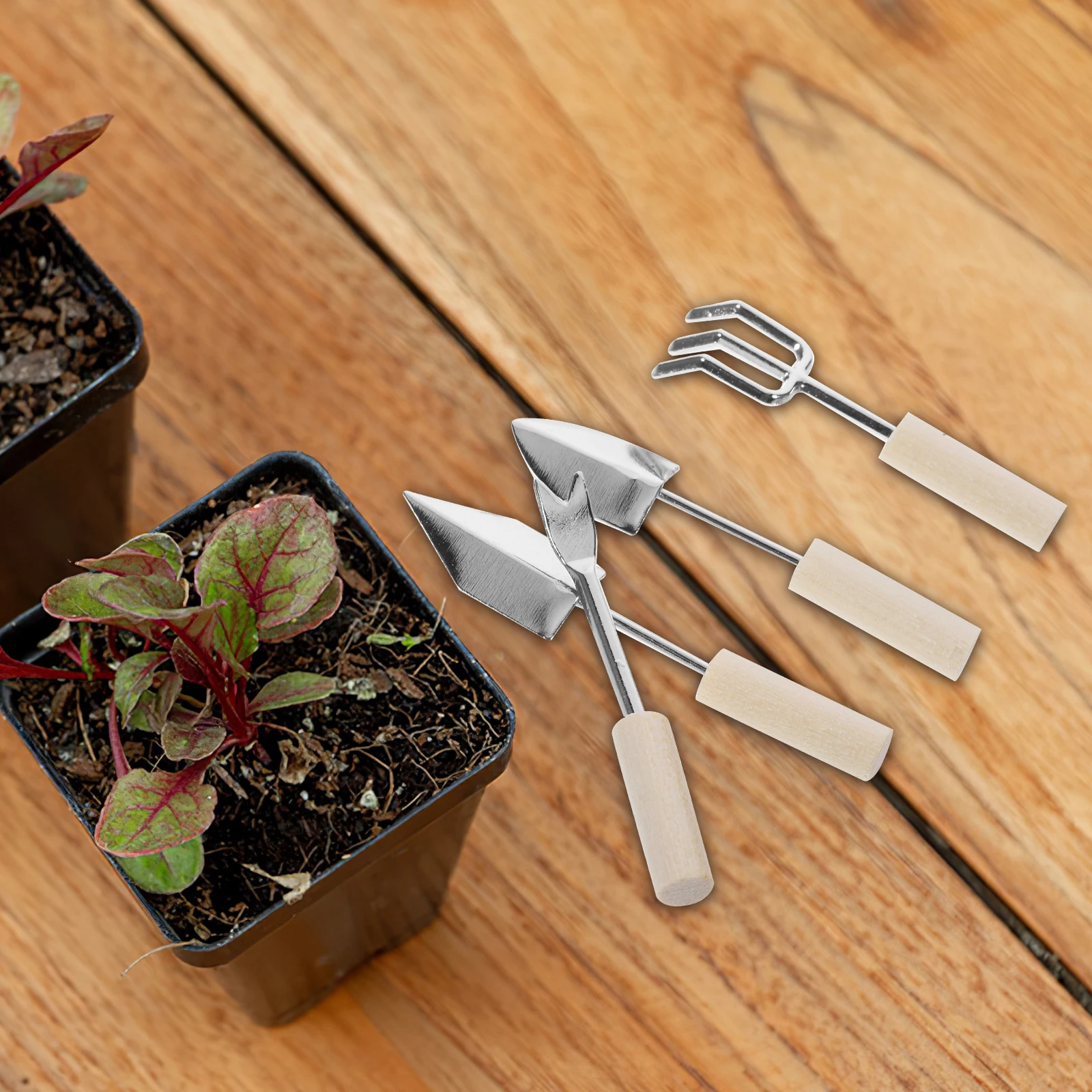 4 Pcs Miniature Garden Tool Set Simulation Wooden House Accessories Decorative Gardening Tools Tiny Watering Can Safe
4 Pcs Miniature Garden Tool Set Simulation Wooden House Accessories Decorative Gardening Tools Tiny Watering Can Safe