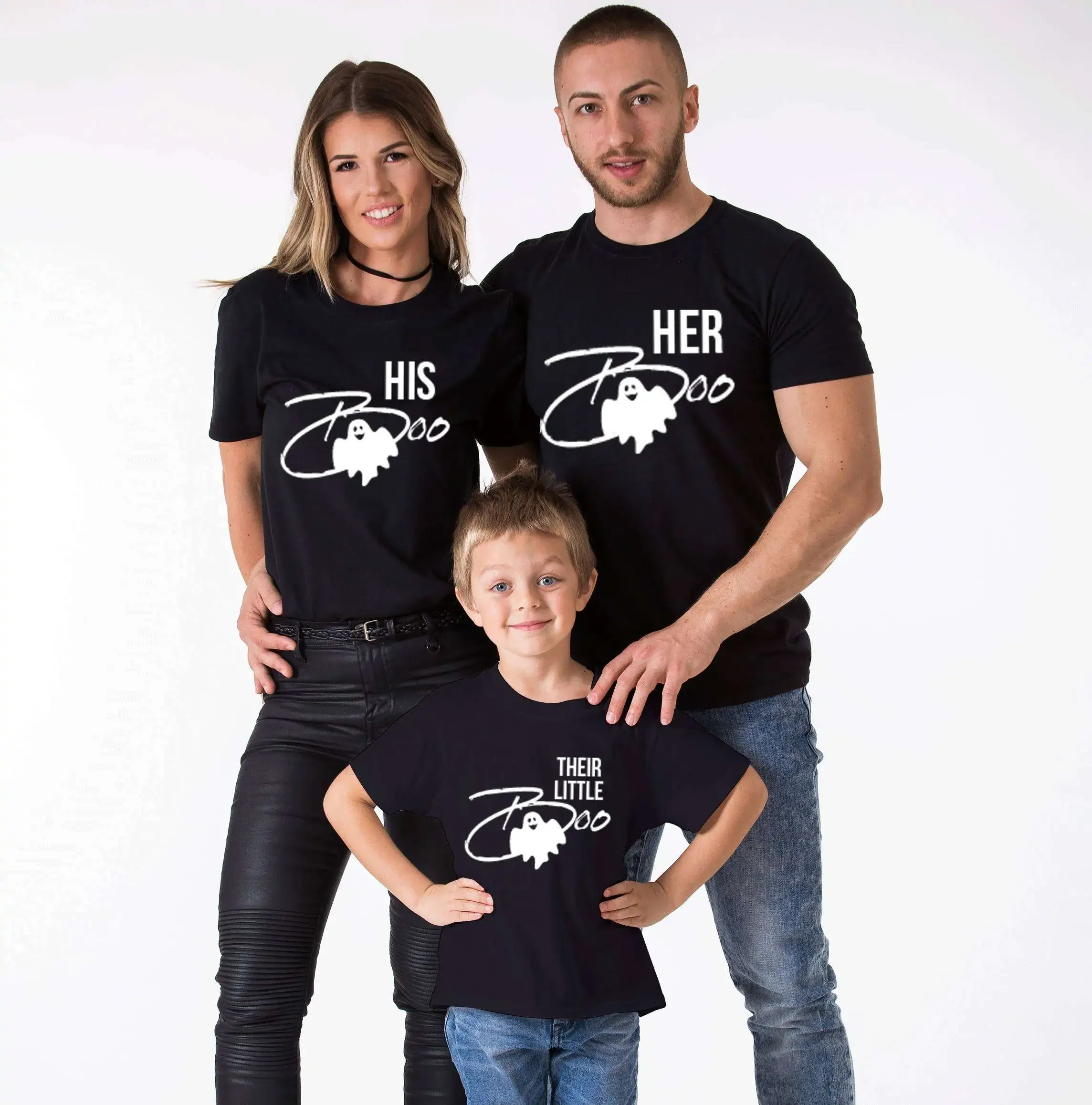 Her Boo, His Boo, Their Little Boo T Shirt Halloween Family Matching Outfits Mom and Dad and Children T- Shirt
Her Boo, His Boo, Their Little Boo T Shirt Halloween Family Matching Outfits Mom and Dad and Children T- Shirt