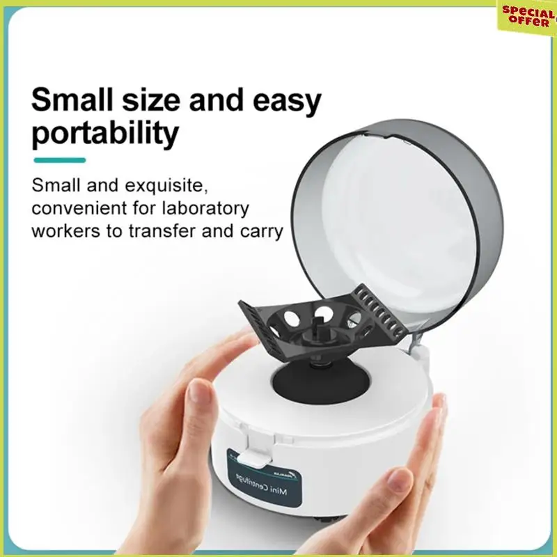 A34R JOANLAB Laboratory Centrifuge Digital Plasma Mini Centrifuge For 0.2/0.5/1.5/2Ml Test Tube 4000 Rpm US Plug Durable Easy In
A34R JOANLAB Laboratory Centrifuge Digital Plasma Mini Centrifuge For 0.2/0.5/1.5/2Ml Test Tube 4000 Rpm US Plug Durable Easy In