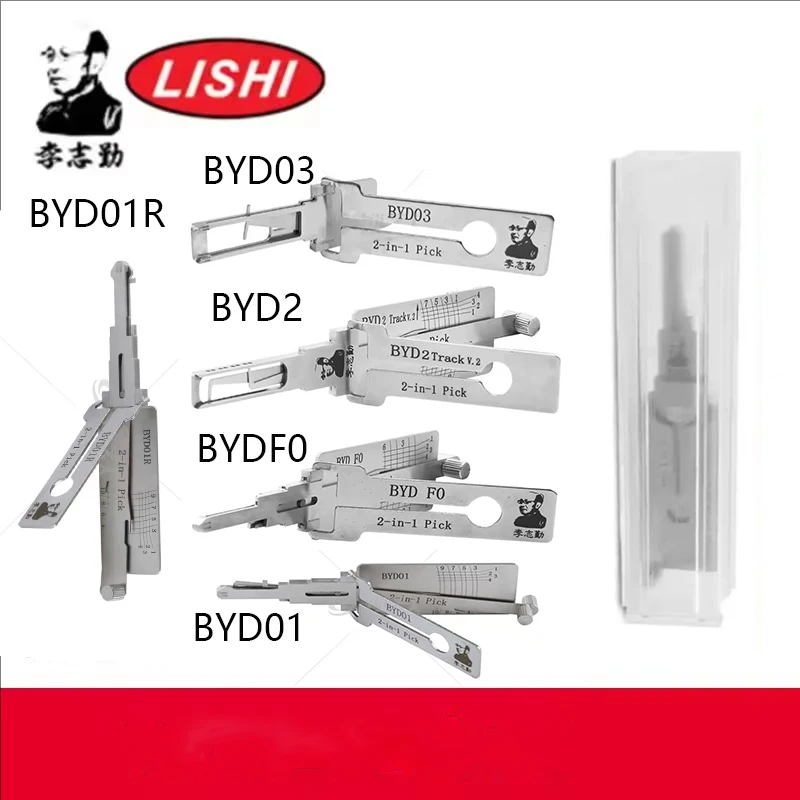 1PCS Tool Lishi 2in1 for BYD01/BYD03/BYD01R/BYD FO/BYD 2 Track /Pick LOCKSMITH TOOL for BYD Han Song L Tengshi Decoder Car Kit
1PCS Tool Lishi 2in1 for BYD01/BYD03/BYD01R/BYD FO/BYD 2 Track /Pick LOCKSMITH TOOL for BYD Han Song L Tengshi Decoder Car Kit
