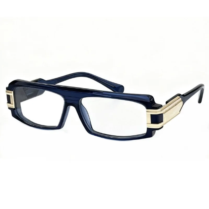 Fashion Unisex Plank Gold Metal Decorated Bold Rim Frame Plano Glasses 58-12-145 for Prescription Heavy-Metal Texture Motorcycl
Fashion Unisex Plank Gold Metal Decorated Bold Rim Frame Plano Glasses 58-12-145 for Prescription Heavy-Metal Texture Motorcycl