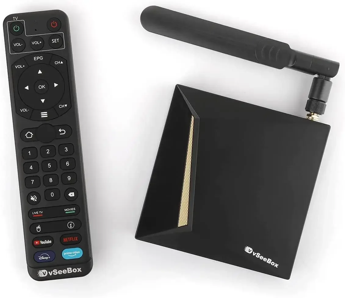Летняя скидка 50% 2022 vSeeBox V1 Pro Android TV Box (4 Гб RAM + 32 ГБ ROM)
Летняя скидка 50% 2022 vSeeBox V1 Pro Android TV Box (4 Гб RAM + 32 ГБ ROM)