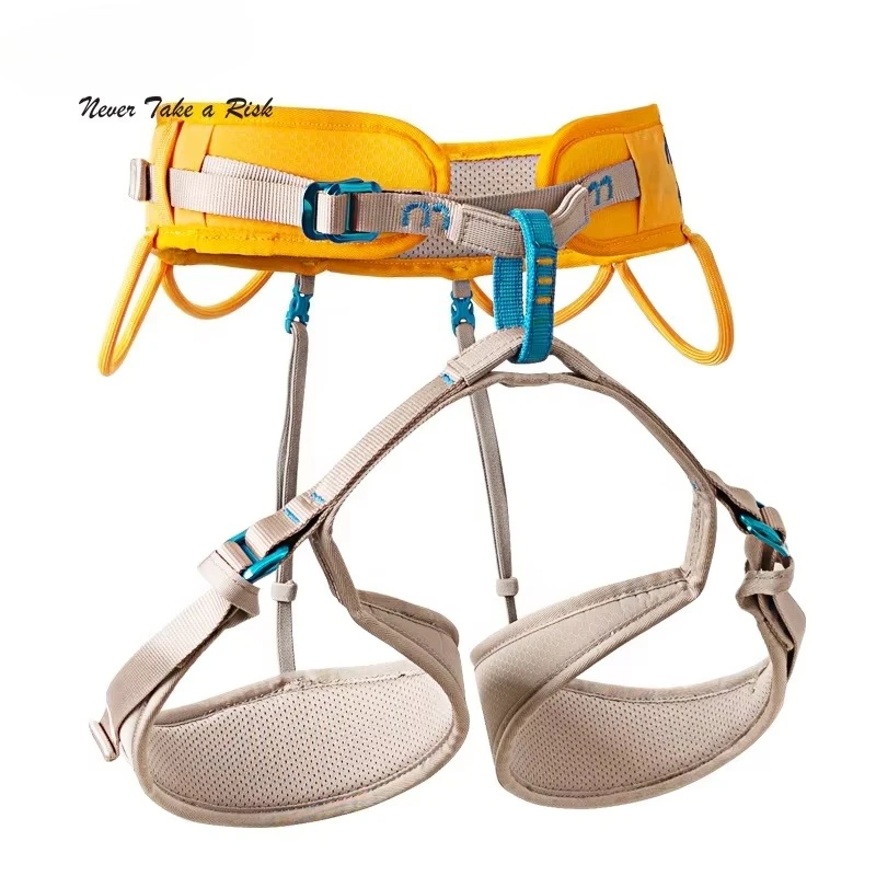 Professional Mountaineering Rock Climbing Safety Work Harness for Rappelling 100kg Capacity 4 Gear Loops Adjustable Leg Loop
Professional Mountaineering Rock Climbing Safety Work Harness for Rappelling 100kg Capacity 4 Gear Loops Adjustable Leg Loop
