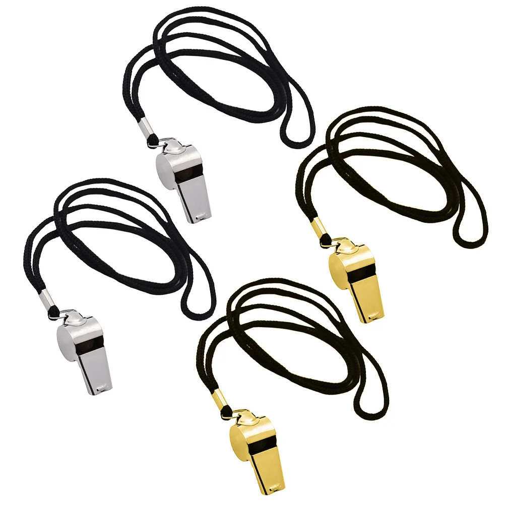 4 Pcs Stainless Steel Whistle for Outdoor Hiking Fishing Camping Boating Hunting Metal Crafts Small Size Lightweight
4 Pcs Stainless Steel Whistle for Outdoor Hiking Fishing Camping Boating Hunting Metal Crafts Small Size Lightweight