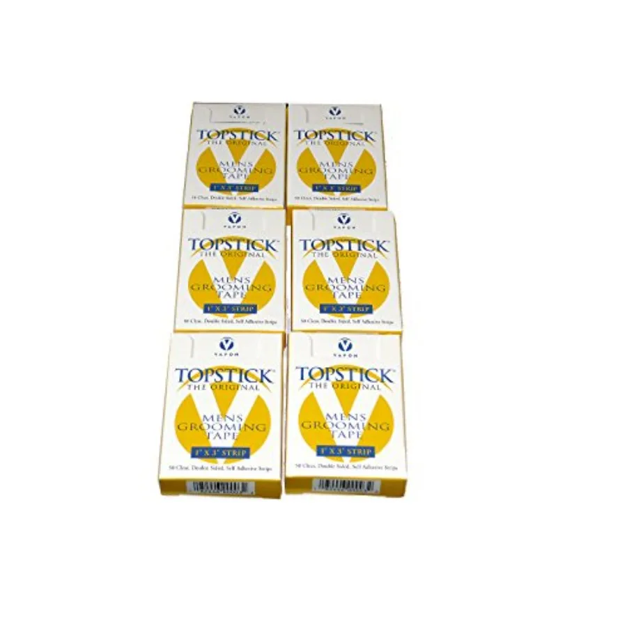 T150 6 Boxes Of 50 1x3" strips Topstick Toupee Tape 1" x 3" WIDE STRIPS
T150 6 Boxes Of 50 1x3" strips Topstick Toupee Tape 1" x 3" WIDE STRIPS