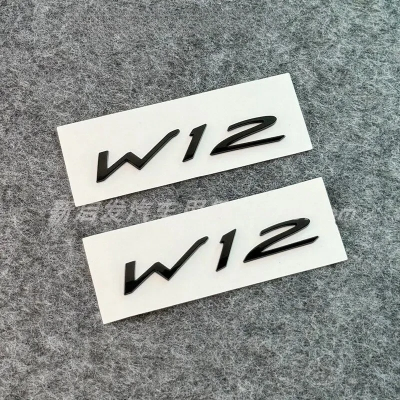 Car W12 V8S Logo Trunk Fender Body Badge For Continental GT Flying Spur Bentayga Mulsanne Parts Emblem Decals side Sticker
Car W12 V8S Logo Trunk Fender Body Badge For Continental GT Flying Spur Bentayga Mulsanne Parts Emblem Decals side Sticker