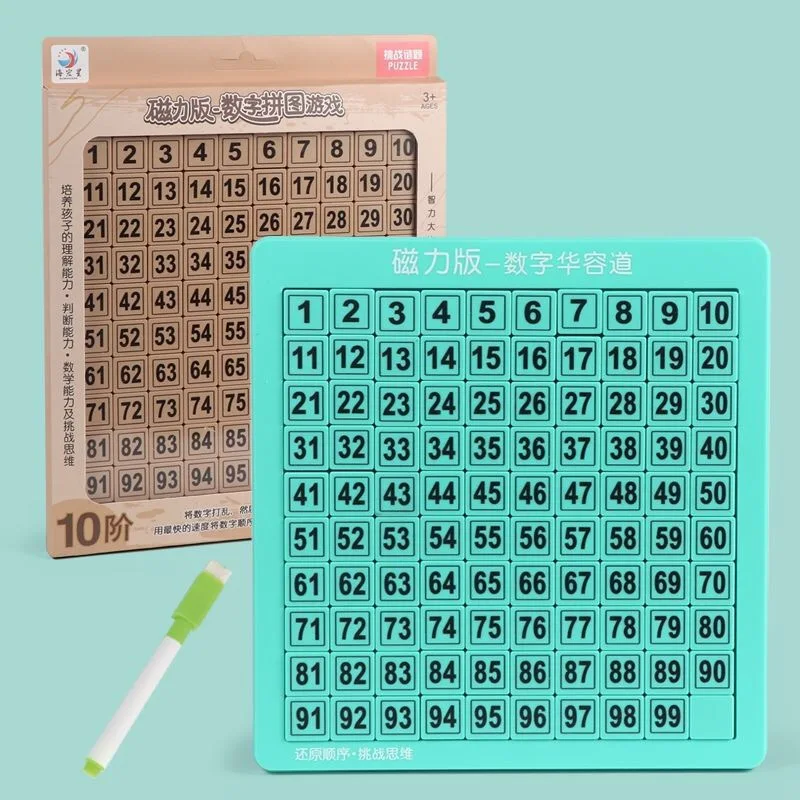 Digital English Huarong Road Children's Intellectual Development Sliding Puzzle Concentration Training Educational Toys Gifts
Digital English Huarong Road Children's Intellectual Development Sliding Puzzle Concentration Training Educational Toys Gifts