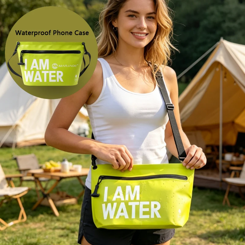1pcs Waterproof Crossbody Bag, Dry Sling Pouch with Adjustable Strap for Beach, Pool, River Trekking and Water Activities
1pcs Waterproof Crossbody Bag, Dry Sling Pouch with Adjustable Strap for Beach, Pool, River Trekking and Water Activities