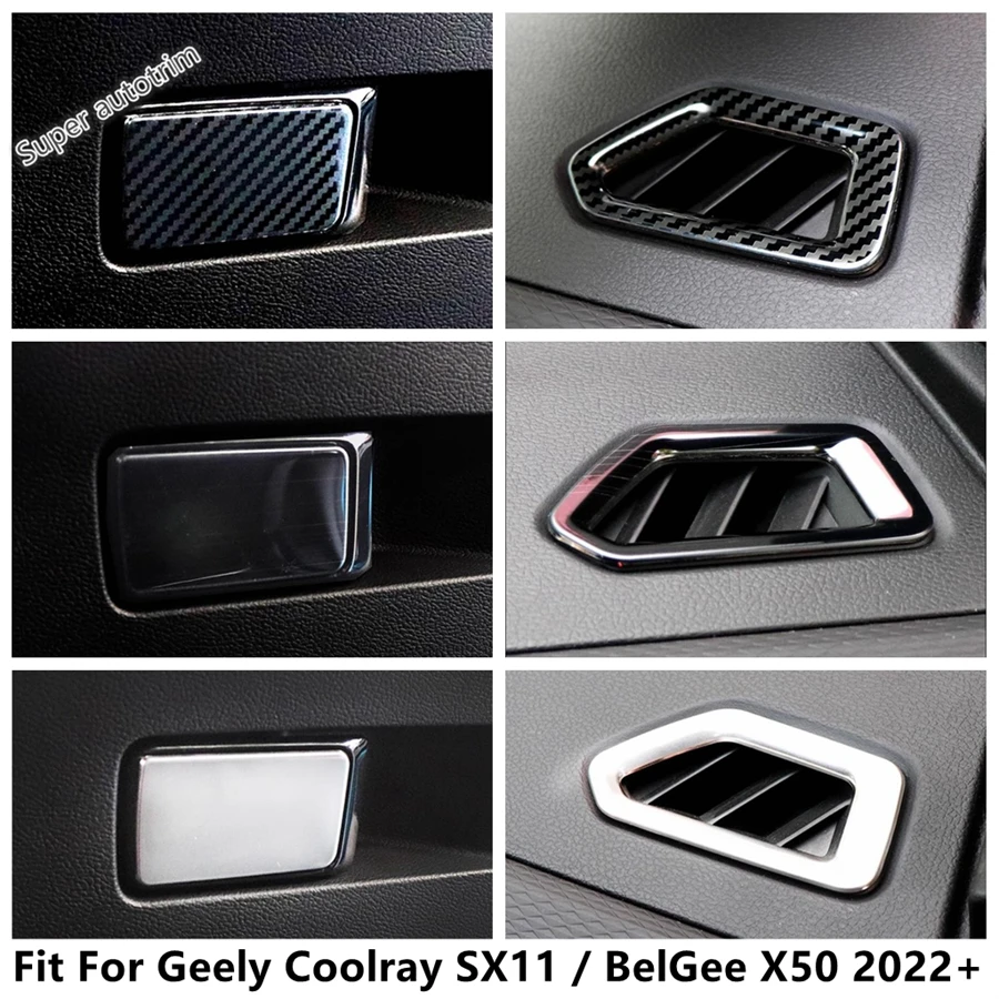 Car Dashboard Air AC Vent Outlet Frame / Glove Box Sequins Cover Trim Accessories For Geely Coolray SX11 / BelGee X50 2022 2023
Car Dashboard Air AC Vent Outlet Frame / Glove Box Sequins Cover Trim Accessories For Geely Coolray SX11 / BelGee X50 2022 2023