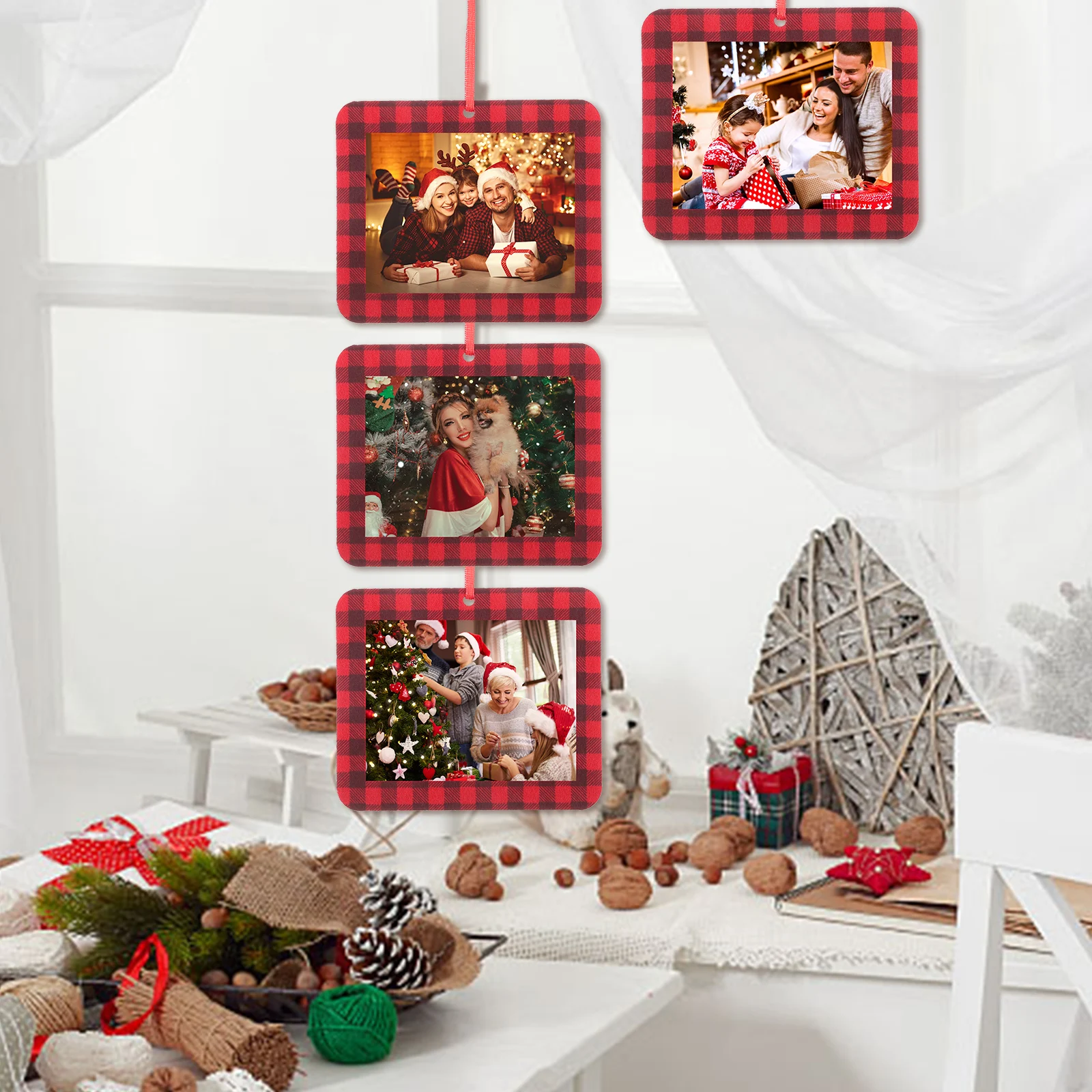 12Pcs Picture Frame Ornament Felt Xmas Tree Pendant DIY Photo Frame Hanging Decoration Christmas Festive Home Accessory
12Pcs Picture Frame Ornament Felt Xmas Tree Pendant DIY Photo Frame Hanging Decoration Christmas Festive Home Accessory