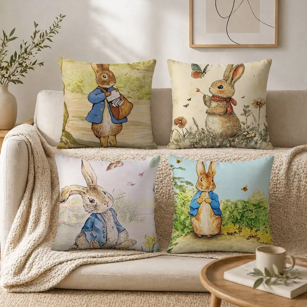 Cute P-Peter Rabbit Pillow Case for Sofa Living Room Home office Decor Protective Cover
Cute P-Peter Rabbit Pillow Case for Sofa Living Room Home office Decor Protective Cover