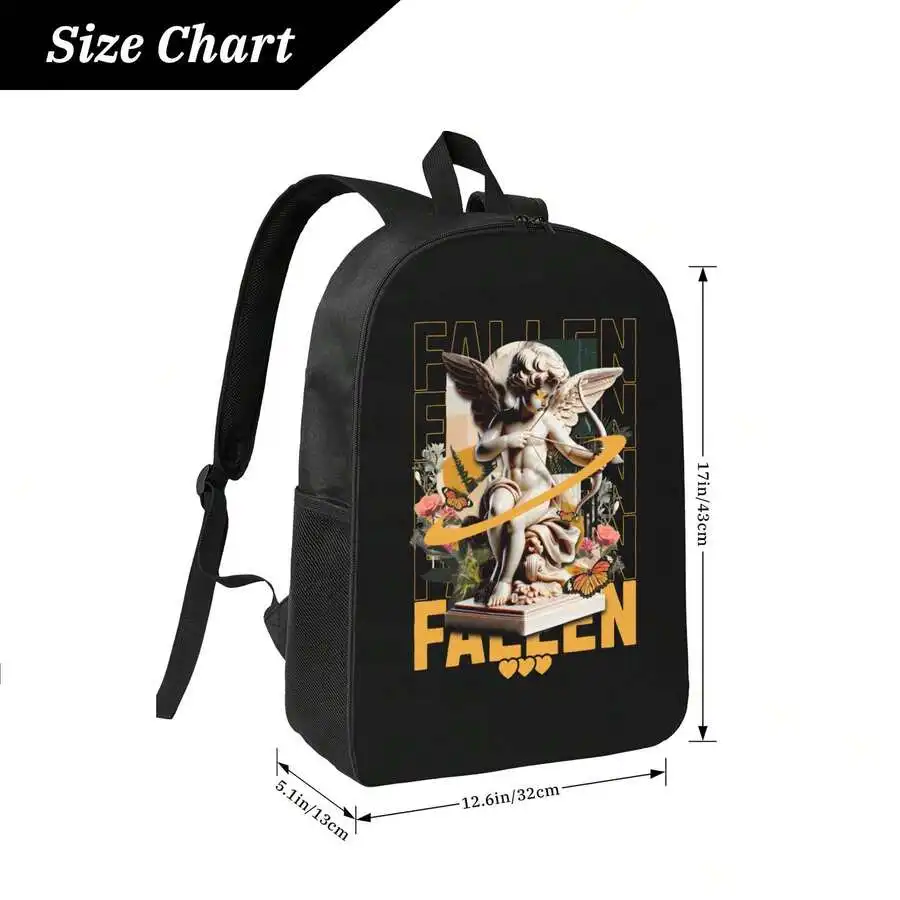 Fallen Angel Print Backpack For Adults Zipper Closure Laptop Bag Casual Style
Fallen Angel Print Backpack For Adults Zipper Closure Laptop Bag Casual Style