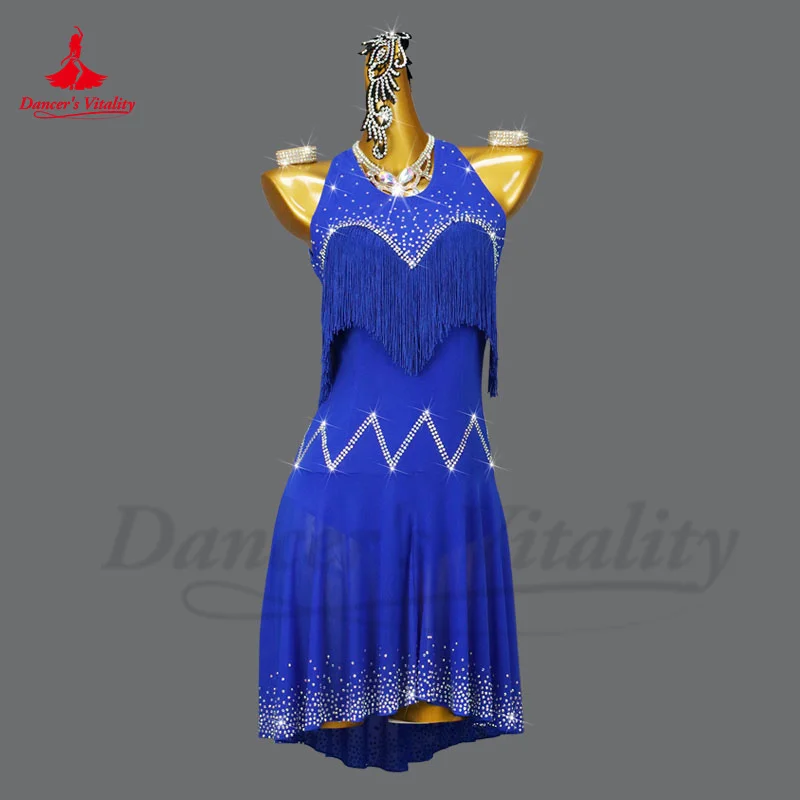 Latin Dance Dress for Women High-End Custom Rumba Chacha Fashion Costume Skirt AB Stones Adult Children Latin Fringe Dresses
Latin Dance Dress for Women High-End Custom Rumba Chacha Fashion Costume Skirt AB Stones Adult Children Latin Fringe Dresses