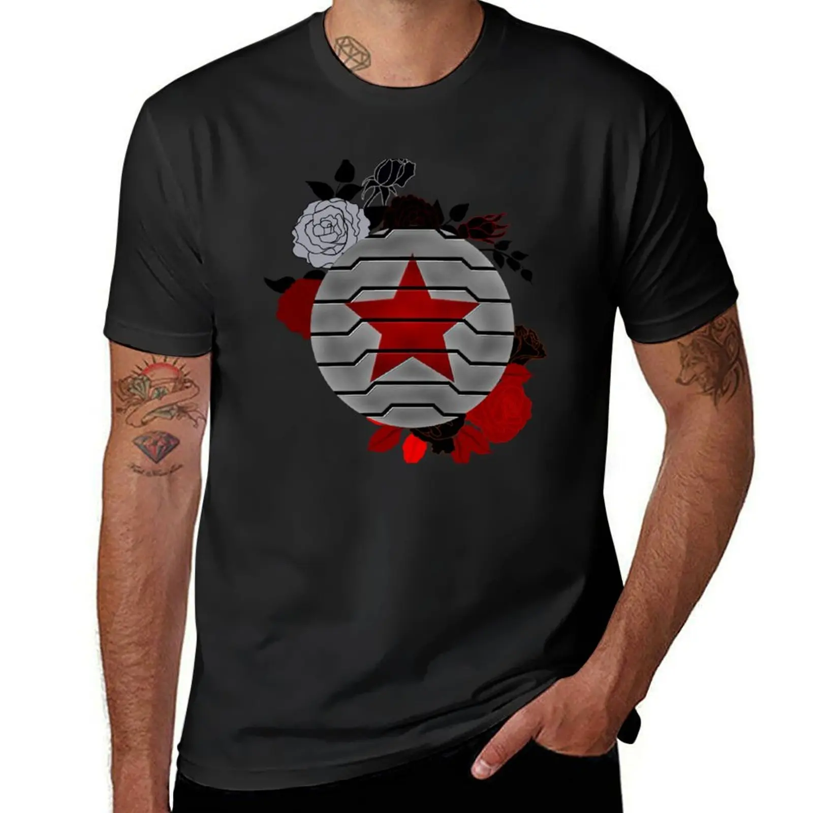 Bucky T-Shirt Luxury man Anime t-shirt graphic shirts mens designer t shirt
Bucky T-Shirt Luxury man Anime t-shirt graphic shirts mens designer t shirt