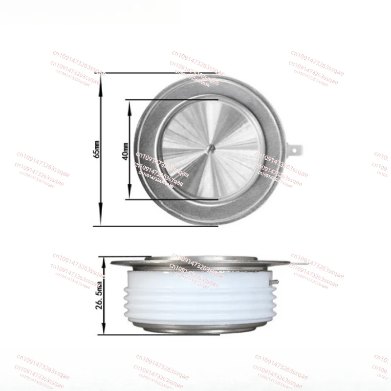 Fast thyristor flat plate KK600A2000V intermediate frequency electric furnace fast thyristor
Fast thyristor flat plate KK600A2000V intermediate frequency electric furnace fast thyristor