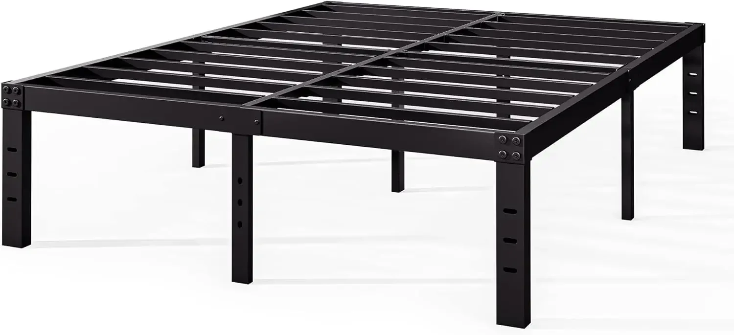 King-Size Bed-Frame / 18 Inch Metal Platform Bed Frame King/Reinforced Steel Slats Support/Heavy Duty Mattress Foundation/No Box
King-Size Bed-Frame / 18 Inch Metal Platform Bed Frame King/Reinforced Steel Slats Support/Heavy Duty Mattress Foundation/No Box