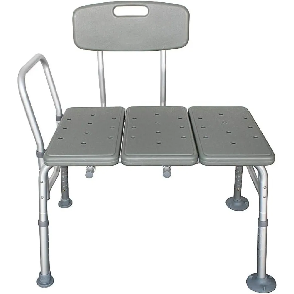 Tub Transfer Bench for Bathtub with Backrest & Armrest, Supports up to 330 lbs Aluminium Alloy Bath Chair, Gray
Tub Transfer Bench for Bathtub with Backrest & Armrest, Supports up to 330 lbs Aluminium Alloy Bath Chair, Gray