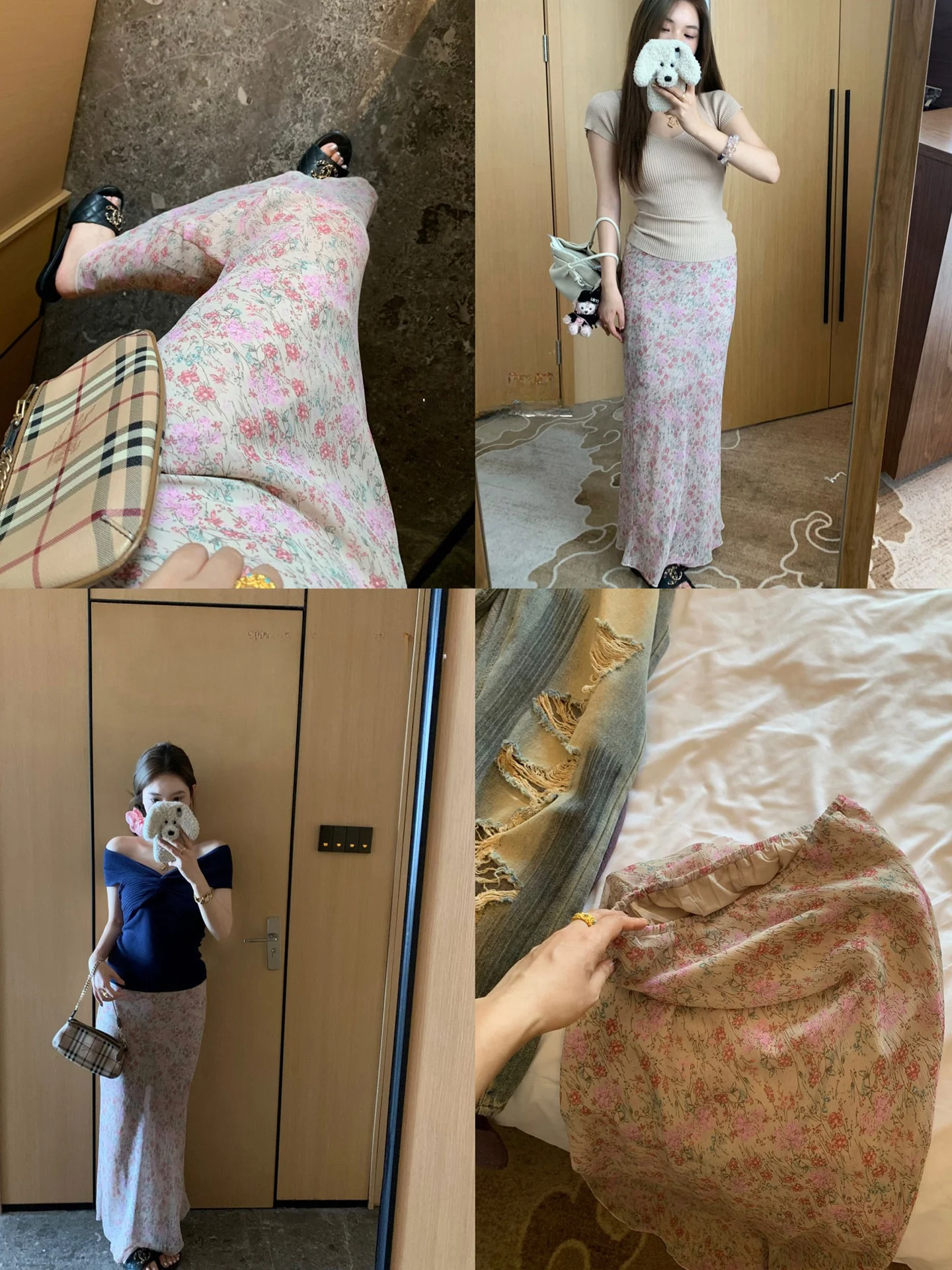 Юбка с цветочным принтом и эластичной талией, нежный и универсальный дизайн, стройнящий силуэт, для повседневной носки от Wu Daxiao
Юбка с цветочным принтом и эластичной талией, нежный и универсальный дизайн, стройнящий силуэт, для повседневной носки от Wu Daxiao