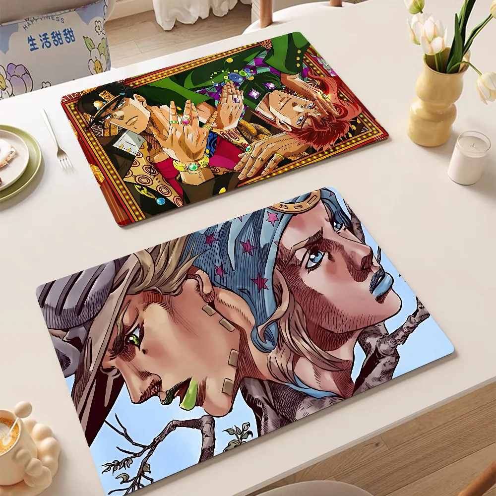 JoJo Bizarre Adventure Anime Kitchen Draining Non-slip Drain Dish Mats Coffee Pad Heat Resistant Placemat Dinnerware Dustproof
JoJo Bizarre Adventure Anime Kitchen Draining Non-slip Drain Dish Mats Coffee Pad Heat Resistant Placemat Dinnerware Dustproof