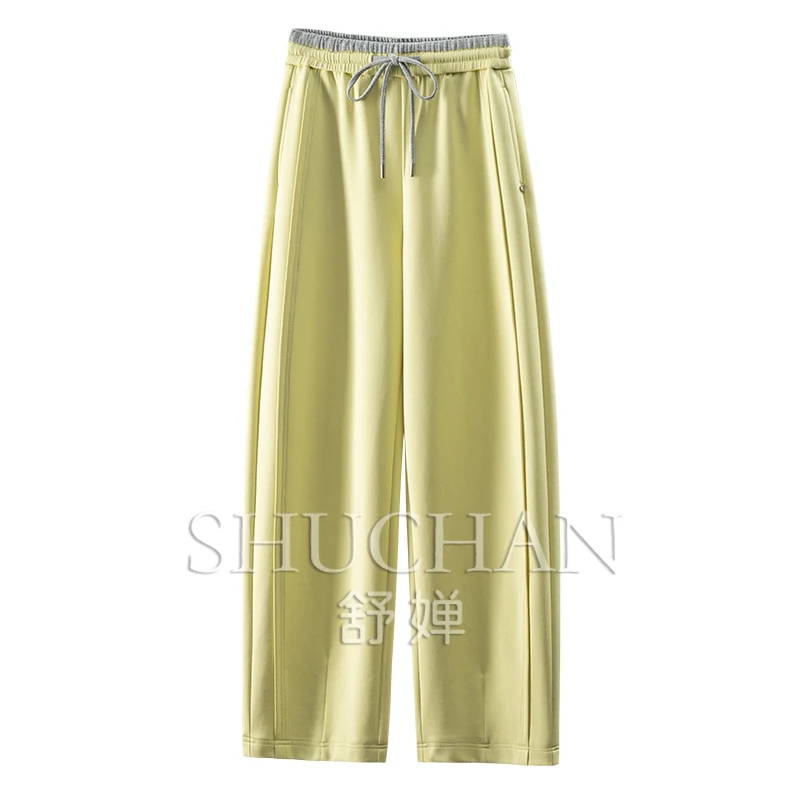 Contrasting Color Elastic Waist Banana Sweatpants Women 5W95 Loose Pantalon Pour Femme Harem Pants Women
Contrasting Color Elastic Waist Banana Sweatpants Women 5W95 Loose Pantalon Pour Femme Harem Pants Women