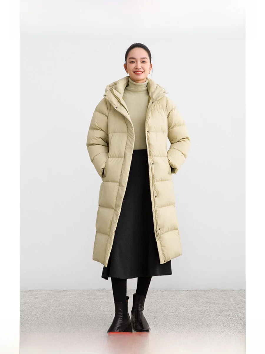 ROCO down Jaet Ultra-Long Knee-High Tee-Proof Fabric 95% White Du down Puffer Coat Warmth below -30 Deees
ROCO down Jaet Ultra-Long Knee-High Tee-Proof Fabric 95% White Du down Puffer Coat Warmth below -30 Deees