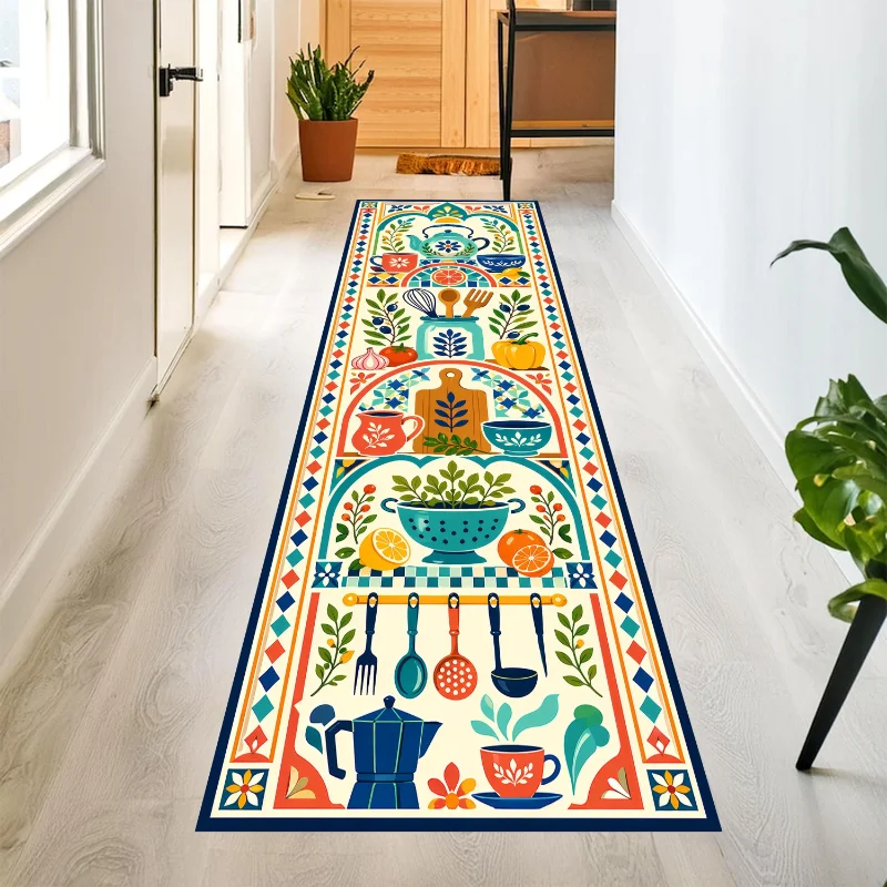 VIKAMA Dopamine Ethnic Style Art Runway Carpet Anti slip Washable Bohemian Carpet Kitchen Hallway Laundry Room Home Decor
VIKAMA Dopamine Ethnic Style Art Runway Carpet Anti slip Washable Bohemian Carpet Kitchen Hallway Laundry Room Home Decor