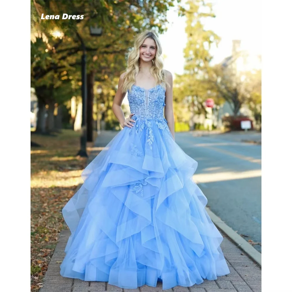 Lena Sky Blue Party Dress Женское вечернее платье Роскошные элегантные платья без рукавов на заказ для выпускного вечера Роскошные бальные платья линии 2025
Lena Sky Blue Party Dress Женское вечернее платье Роскошные элегантные платья без рукавов на заказ для выпускного вечера Роскошные бальные платья линии 2025