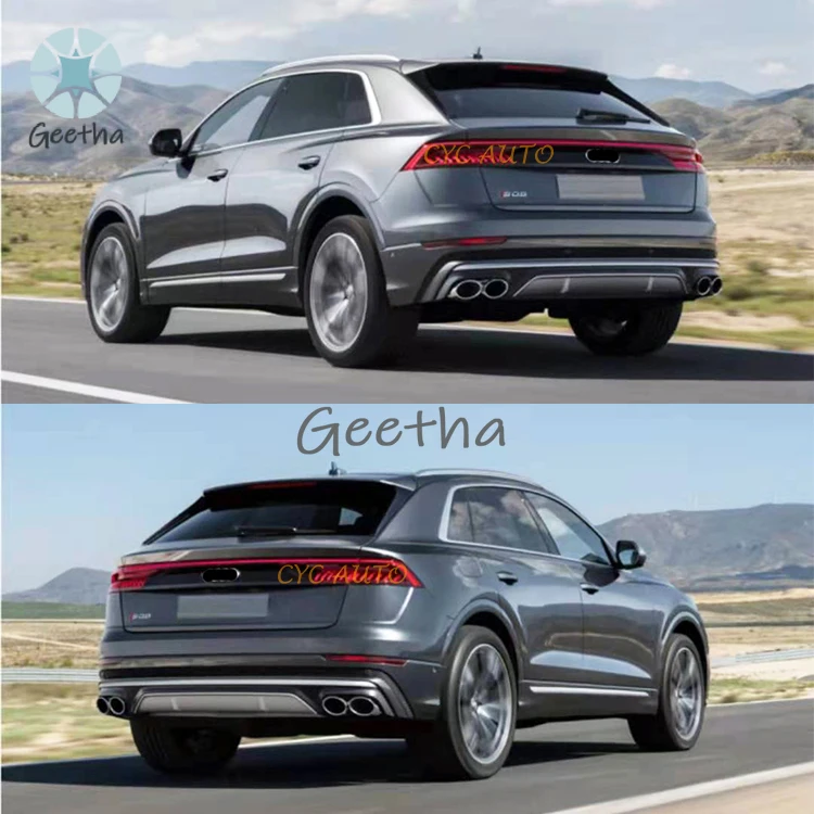 Car Rear Bumper Lip Rear Diffuser with Tips SQ8 S-line Look Style for Audi Q8 4M 2020 2021 2022+
Car Rear Bumper Lip Rear Diffuser with Tips SQ8 S-line Look Style for Audi Q8 4M 2020 2021 2022+
