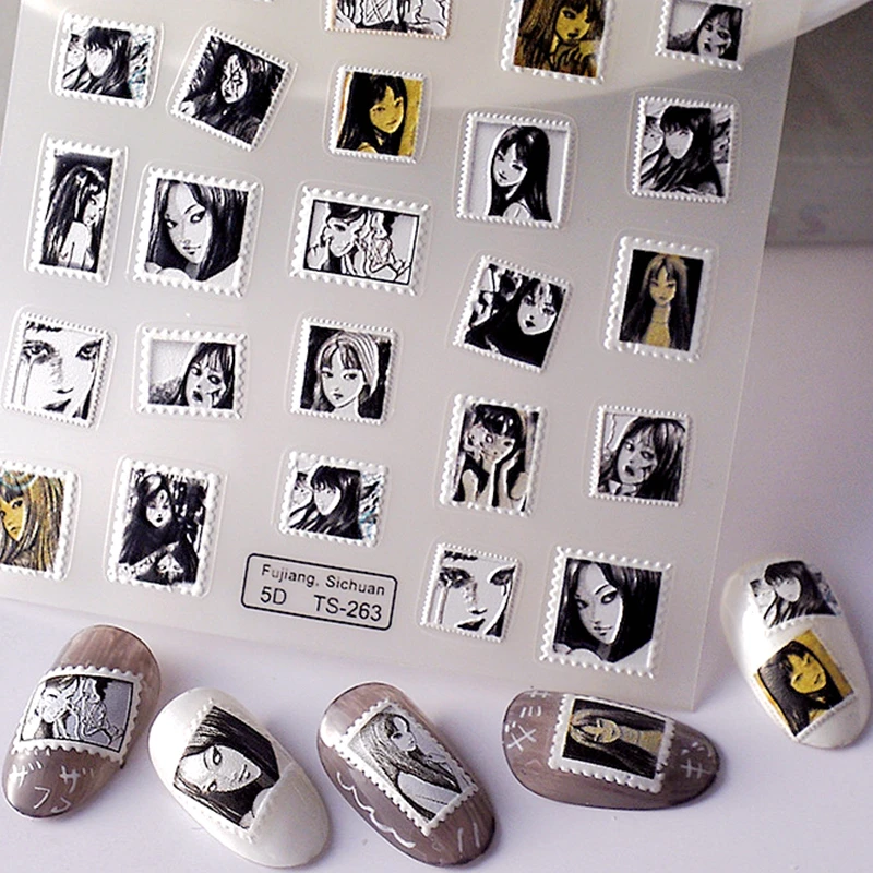 5D Embossed Nail Art Stickers Photo Frame Stamp Sliders Charm For Nails Decoration Cute Cartoon Design Decals Manicure Supplies
5D Embossed Nail Art Stickers Photo Frame Stamp Sliders Charm For Nails Decoration Cute Cartoon Design Decals Manicure Supplies