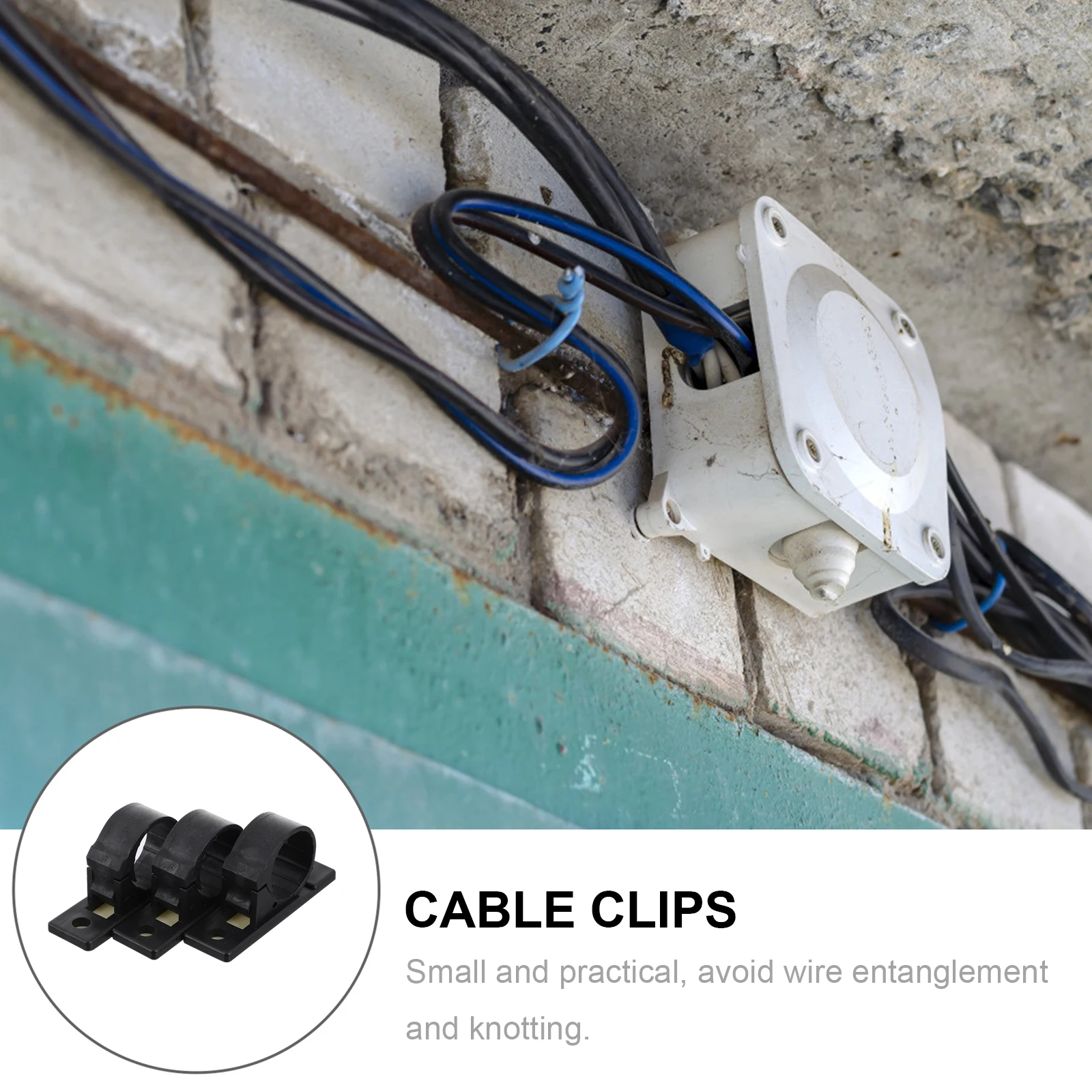 20 Pcs Adhesive Plastic Cable Clips Wire Snap Cord Management Clips Home Home Cable Fixation Cord ganizer Desk Wall Mount
20 Pcs Adhesive Plastic Cable Clips Wire Snap Cord Management Clips Home Home Cable Fixation Cord ganizer Desk Wall Mount