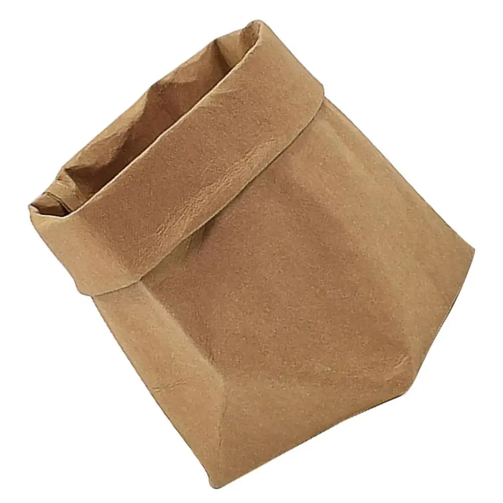 Paper Bag Brown Storage Baskets Desktop Washable Lipstick Container Reusable Eco Friendly Material High Strength Thread
Paper Bag Brown Storage Baskets Desktop Washable Lipstick Container Reusable Eco Friendly Material High Strength Thread
