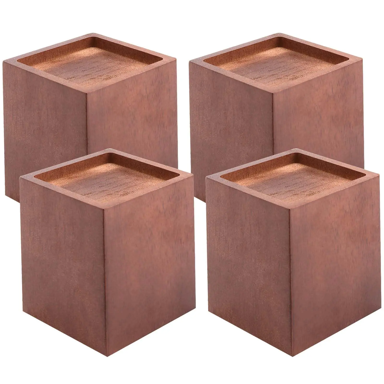4pcs 4-Inch Solid Wood Square Furniture Risers For Beds Tables Sofas Cabinets
4pcs 4-Inch Solid Wood Square Furniture Risers For Beds Tables Sofas Cabinets