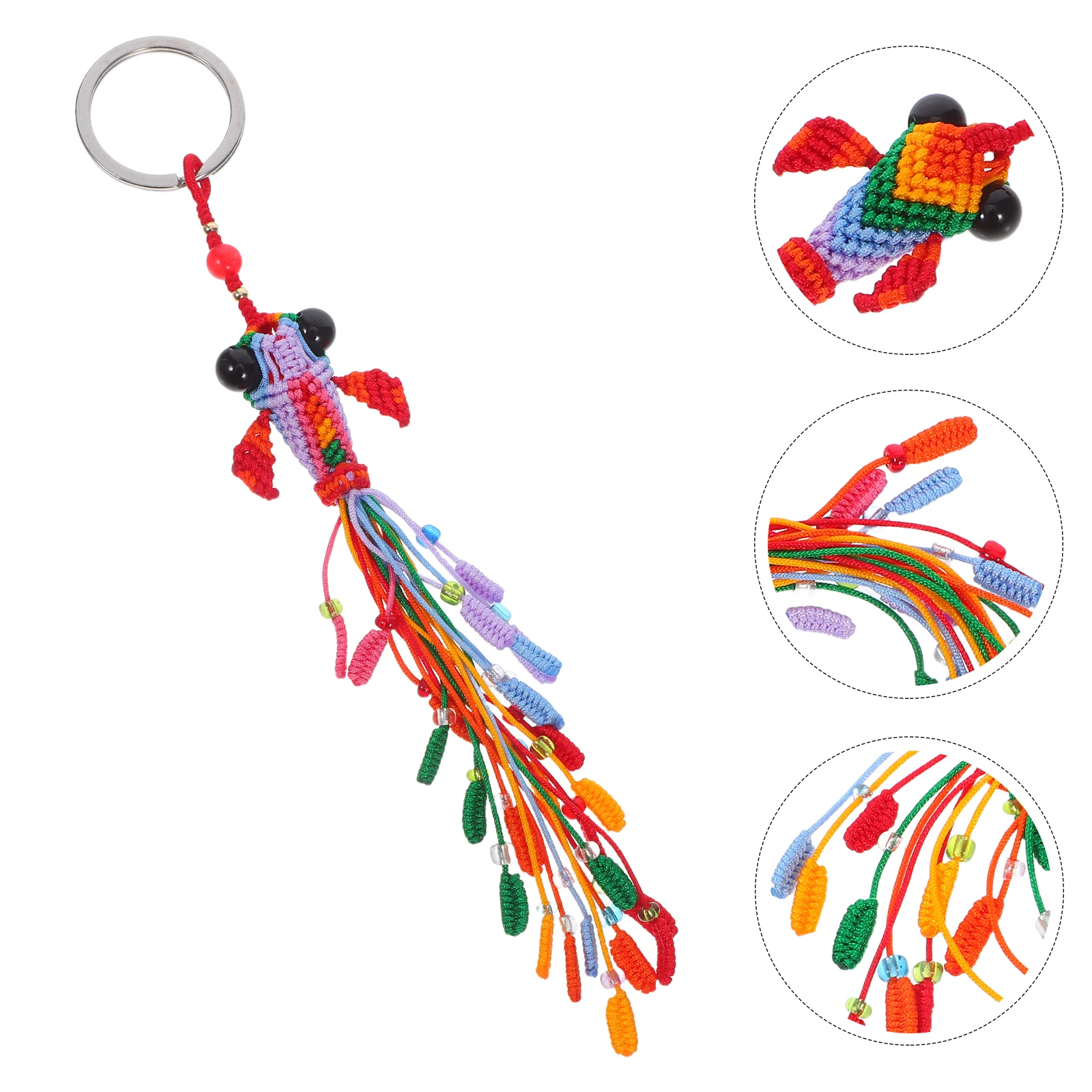Handmade Colorful Goldfish Koi Pendant Braided Fish Ornament Tassel Keychain For Festival New Year Decor Wedding Gifting Bulk
Handmade Colorful Goldfish Koi Pendant Braided Fish Ornament Tassel Keychain For Festival New Year Decor Wedding Gifting Bulk