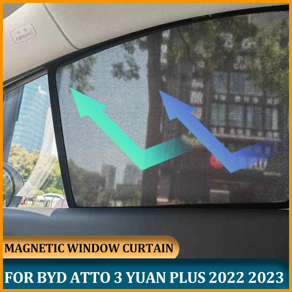 Magnetic Car WindowS Sunshades For BYD ATTO 3 2022 2023 Side Window Curtain Sun Shade For BYD ATTO 3 Yuan Plus 2023 ACCESSORIES
Magnetic Car WindowS Sunshades For BYD ATTO 3 2022 2023 Side Window Curtain Sun Shade For BYD ATTO 3 Yuan Plus 2023 ACCESSORIES