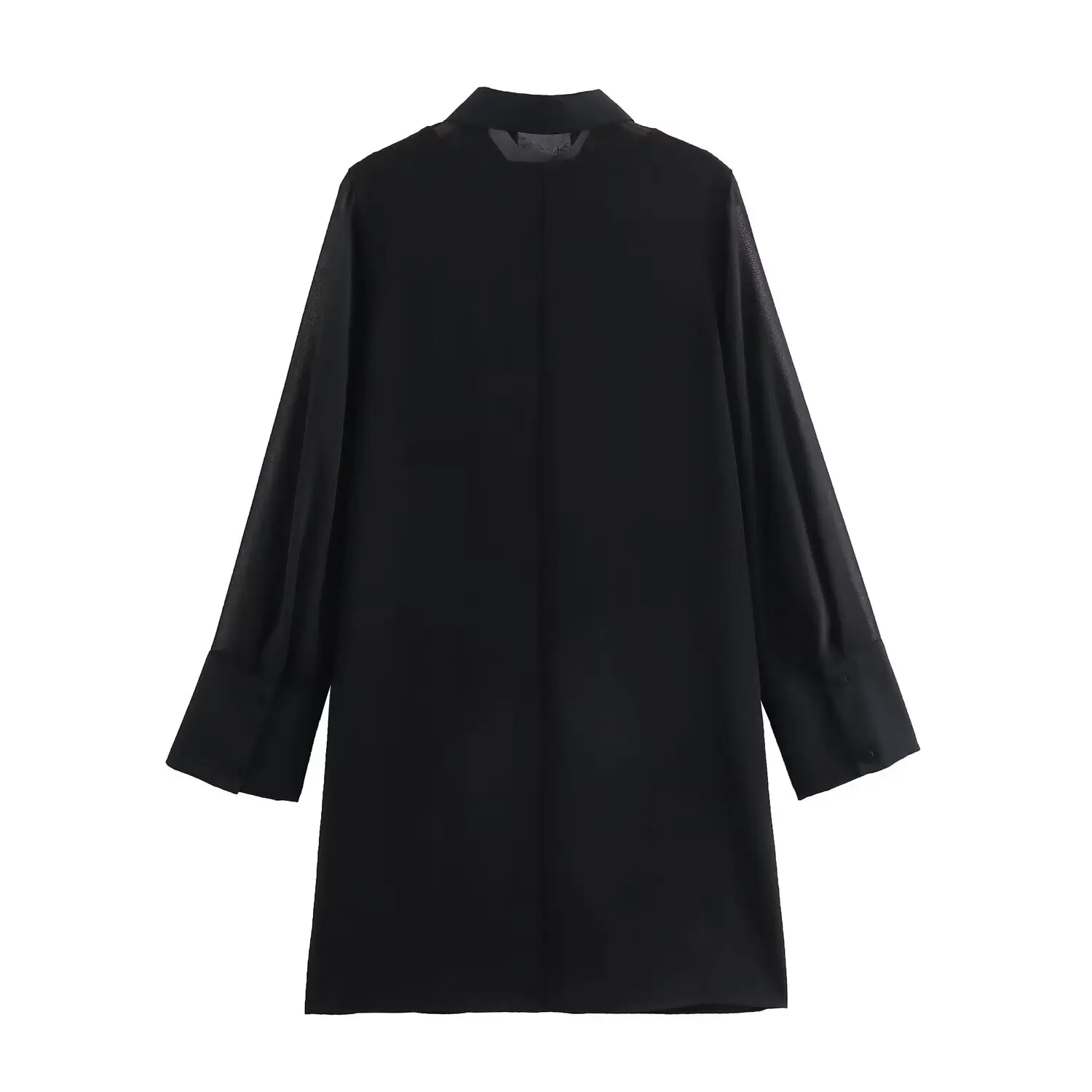 Withered 2024 Spring Women'S Clothes Fashionable Mini Dress Women High Street Sexy Perspective Long Pants Shirt Loose
Withered 2024 Spring Women'S Clothes Fashionable Mini Dress Women High Street Sexy Perspective Long Pants Shirt Loose