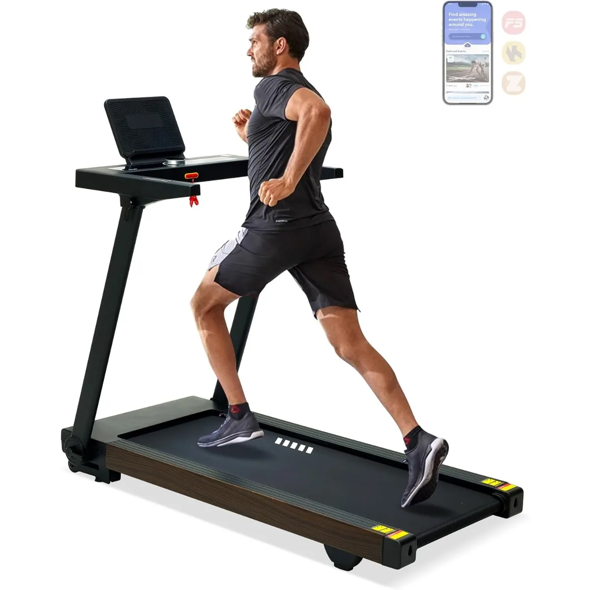 Foldable Treadmill w/ Auto Incline - 4 Hp 18.9 Inch Wide Treadmills for Home Seniors, 400 Lb Capacity, Backlit Knob Led Display
Foldable Treadmill w/ Auto Incline - 4 Hp 18.9 Inch Wide Treadmills for Home Seniors, 400 Lb Capacity, Backlit Knob Led Display