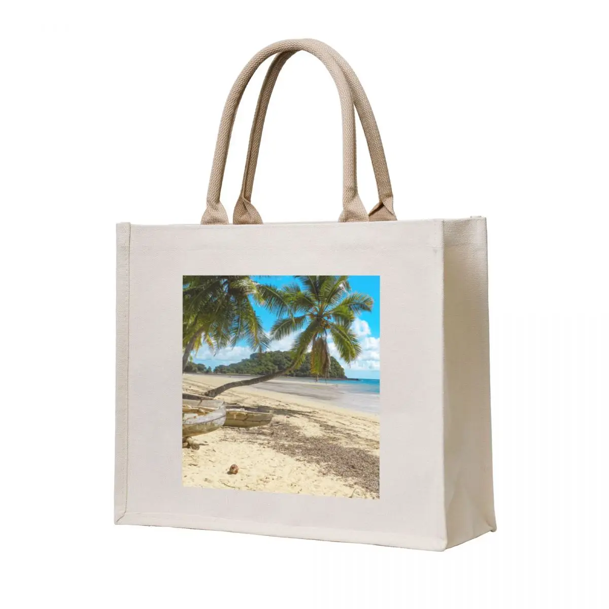 Tropical Island Palm Trees at a Beautiful Beach, Madagascar #1 Tote Bag tote bag screen shopping bag logo Custom Women bags 
Tropical Island Palm Trees at a Beautiful Beach, Madagascar #1 Tote Bag tote bag screen shopping bag logo Custom Women bags