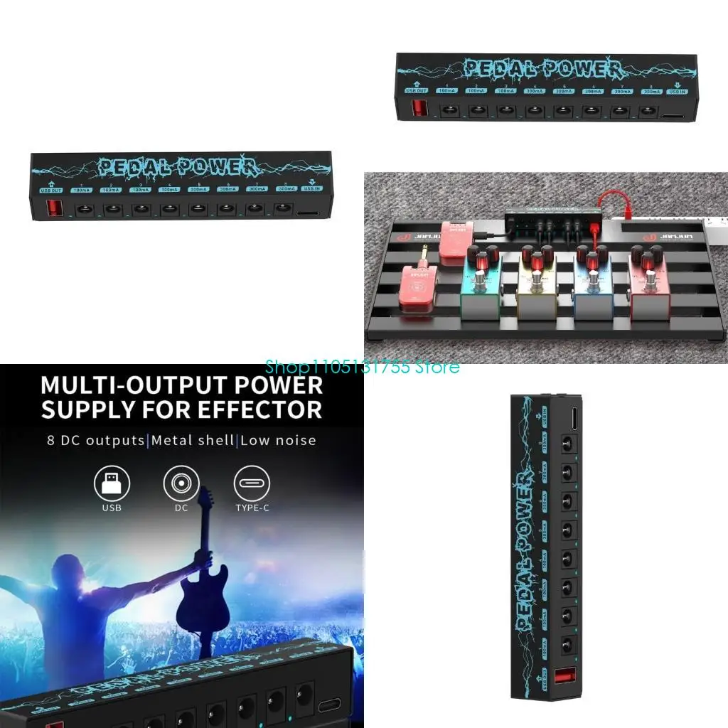 K0EF 8 выходов для гитарной педали эффектов 9 В с защитой от перегрузки по току и индикатором
K0EF 8 выходов для гитарной педали эффектов 9 В с защитой от перегрузки по току и индикатором